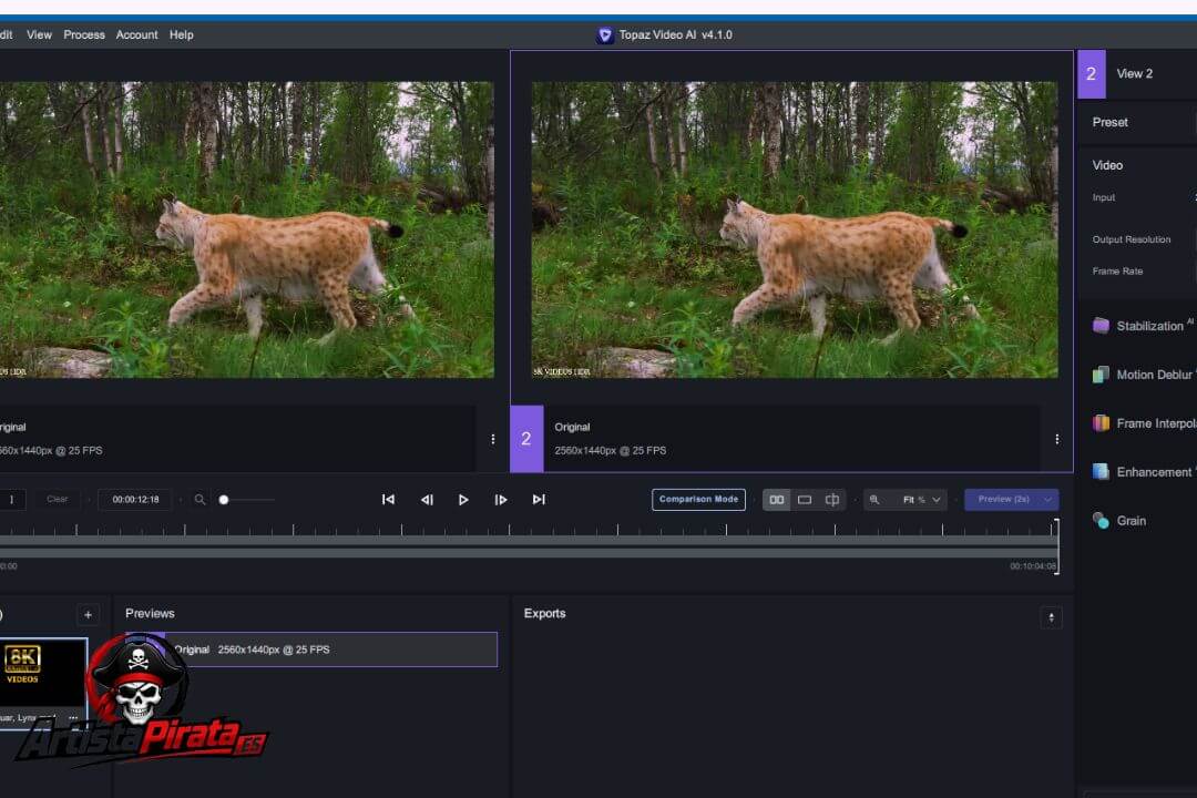 Descargar Topaz Video Ai V7.1.5 Full Crack En Español (2026) screenshot
