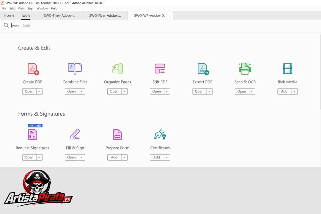 Acrobat Reader Dc Crack V26.001.21563 Free Download Español screenshot