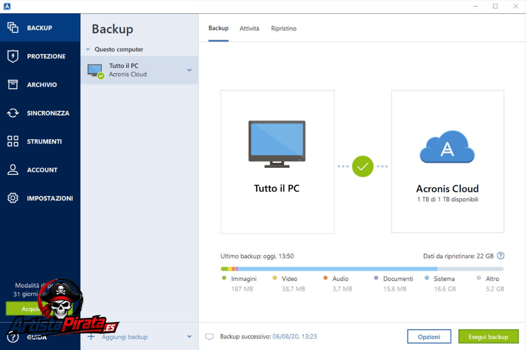 Acronis True Image 2023 Full Última Versión Descargar Español screenshot