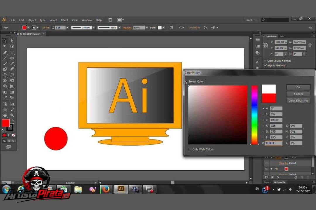 Adobe Illustrator Cs6 Gratis V16.0 Portable Español (2026) screenshot