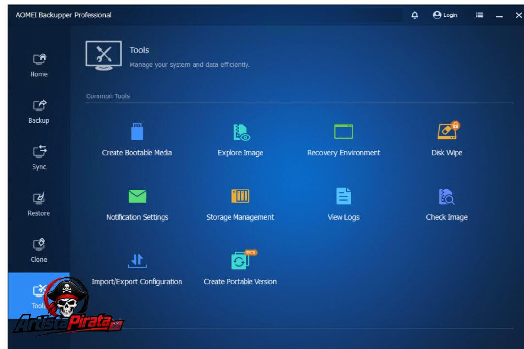 Aomei Backupper Full V8.3.0 Descargar Gratis Full Español screenshot