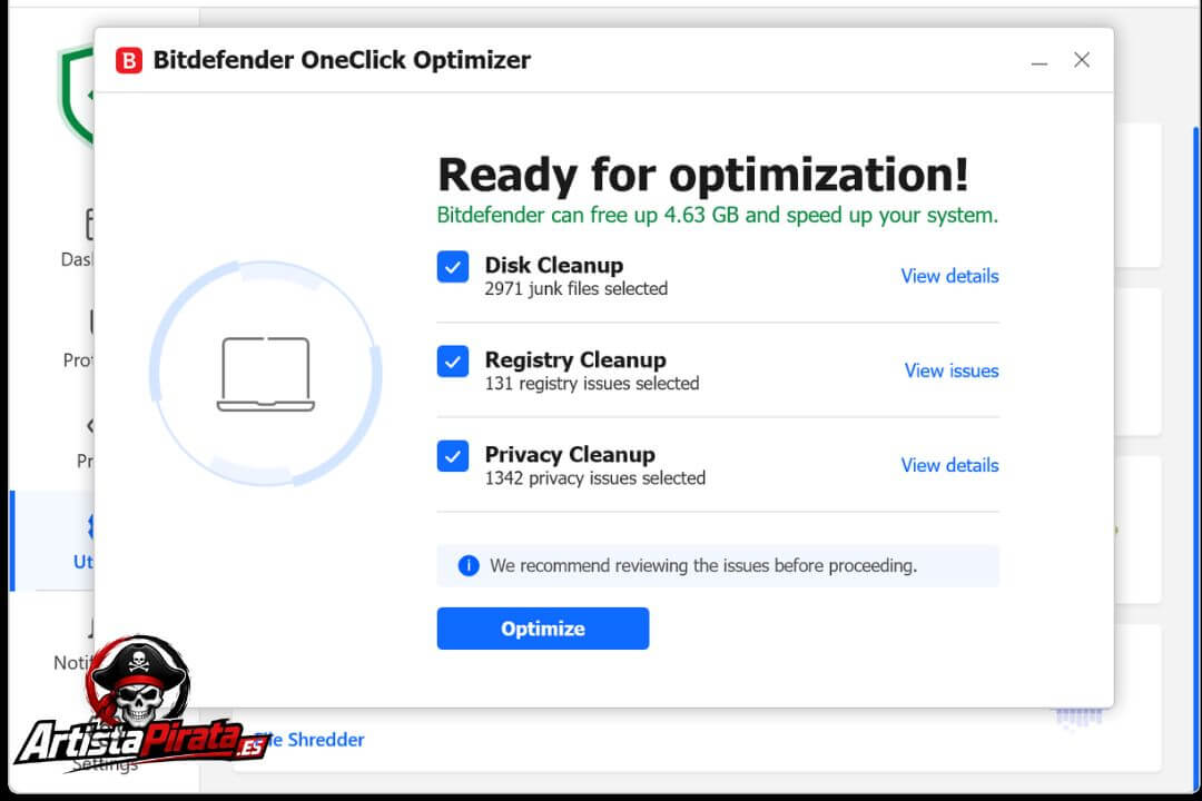 Bitdefender Total Security Descargar V27.0.59.332 En Español screenshot