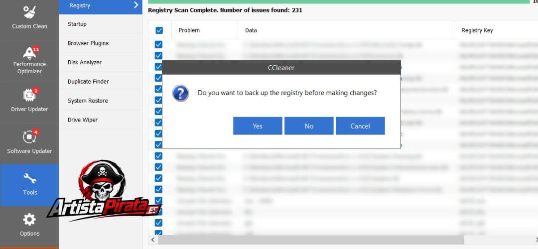 Ccleaner Pro Gratis 2023 v7.7.1313 Full Español Crack (2026) screenshot