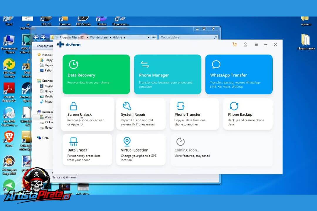 Descargar Dr Fone Full V13.8.12 Gratis Para Pc Full Crack screenshot