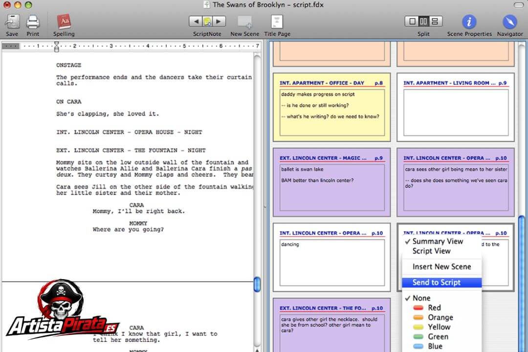 Descargar Final Draft V13.3.2 Gratis En Español (2026) screenshot