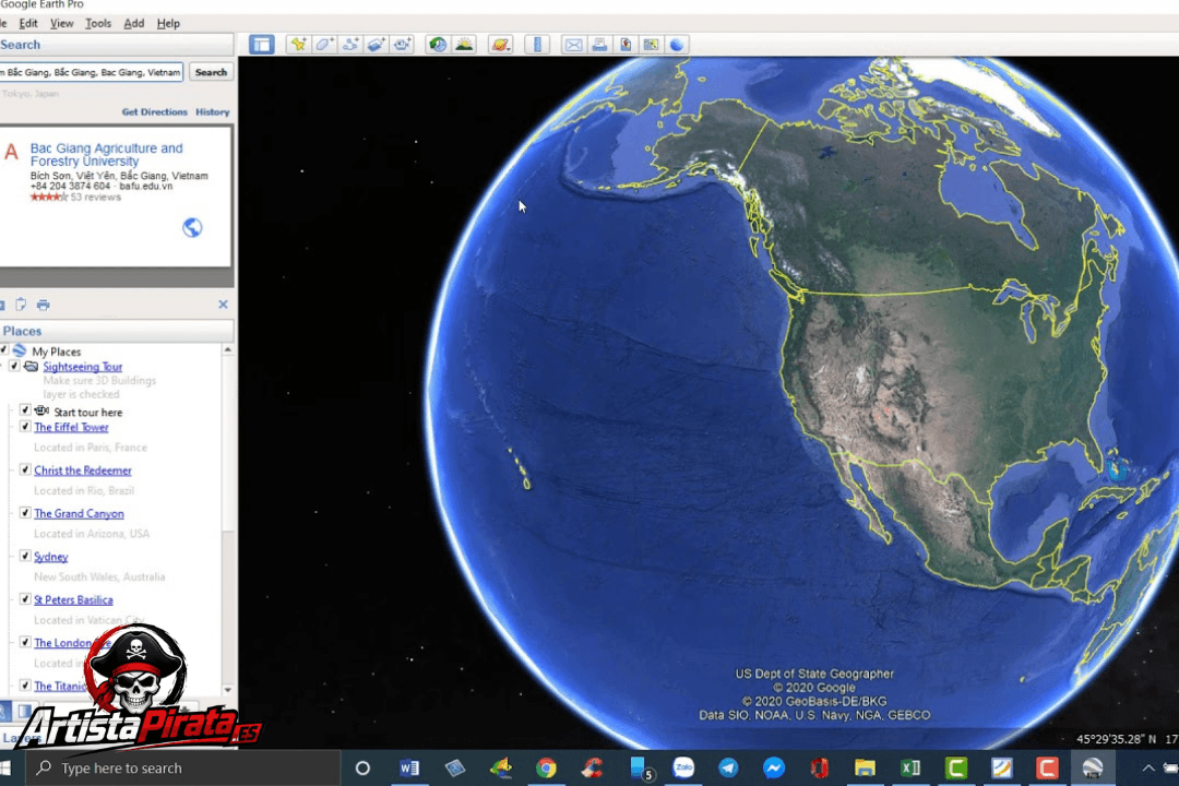 Descargar Google Earth Pro V7.3.7.1155 Gratis En Español screenshot
