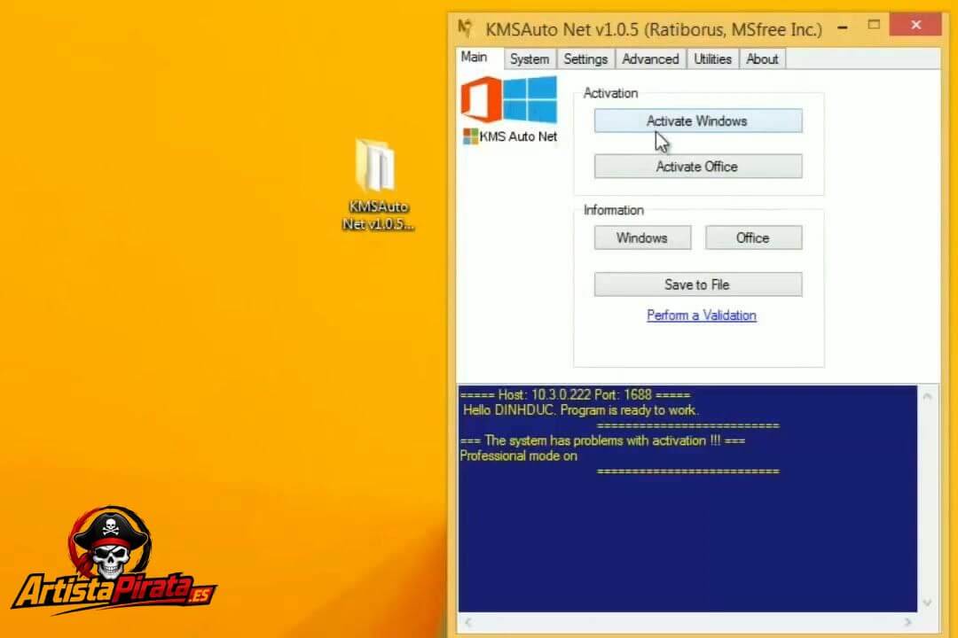 Descargar Kmsauto Net V2.0.0 Gratis Full En Español (2026) screenshot