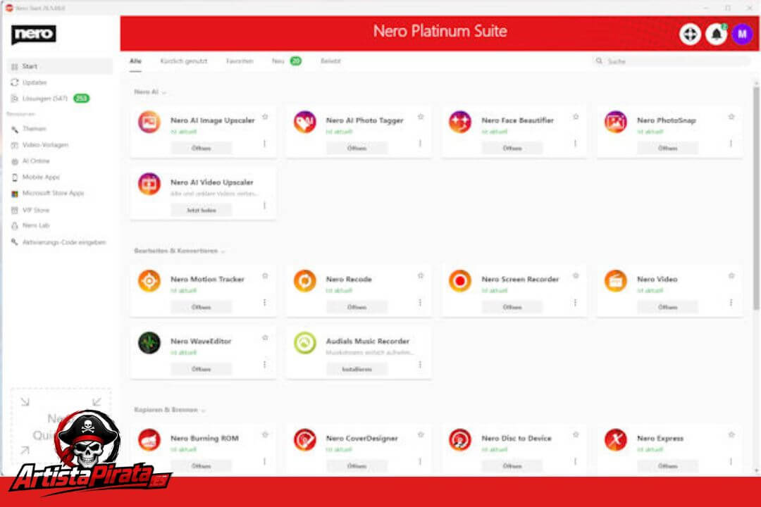 Descargar Nero Platinum V28.5.30060.0 Gratis En Español 2026 screenshot