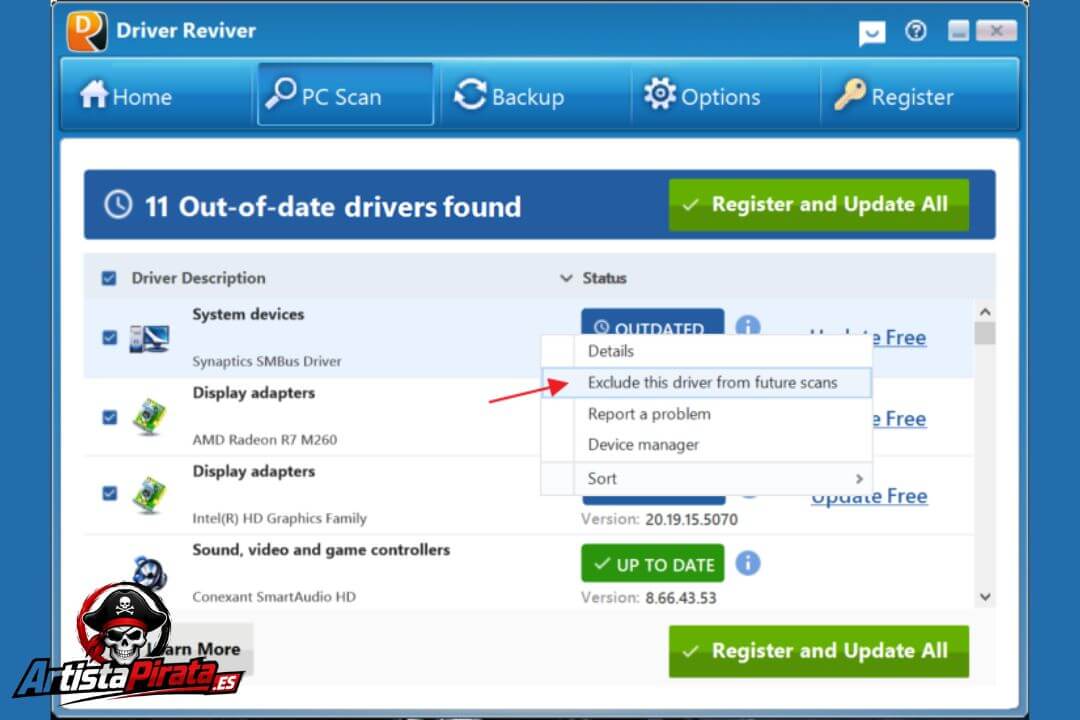Driver Reviver Full V5.44.0.8 Gratis Descargar En Español screenshot