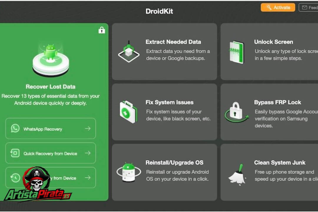 Droidkit Full Gratis V2.3.8.20260507 Descargar Full Español screenshot