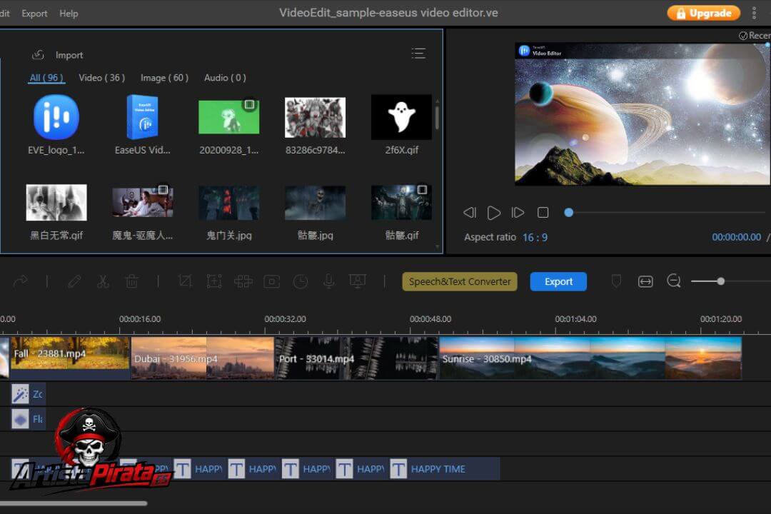 Easeus Video Editor Crack V2.4.1 Descargar Gratis En Español screenshot