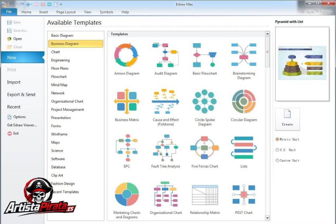 Edraw Max Descargar V15.2.1.1532 Full gratis En Español screenshot