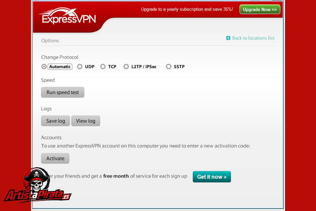 Express Vpn Gratis V14.1.1.13156 Download Para Pc En Español screenshot