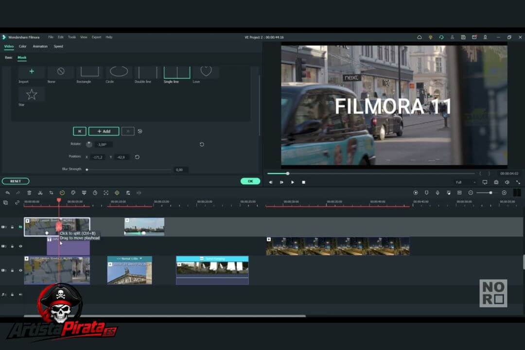 Filmora 11 Descargar V11.7.3.814 Gratis Full Español 2026 screenshot