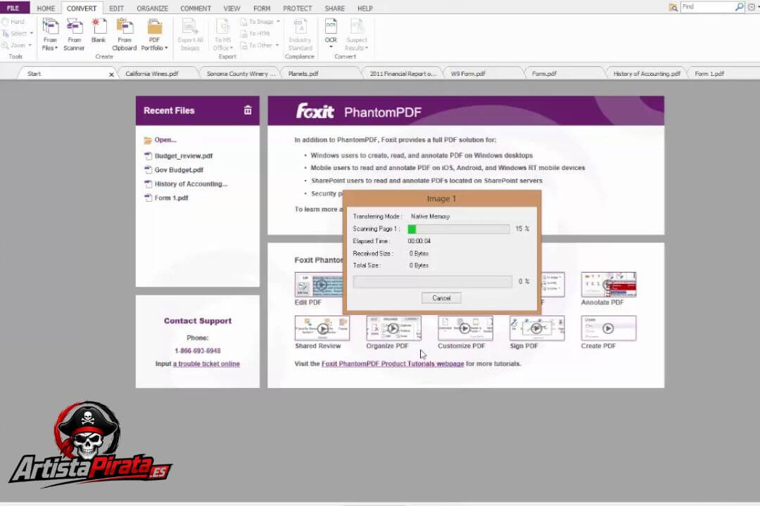 Foxit Phantompdf Crack V14.0.3.33502 Gratis Descargar Español screenshot