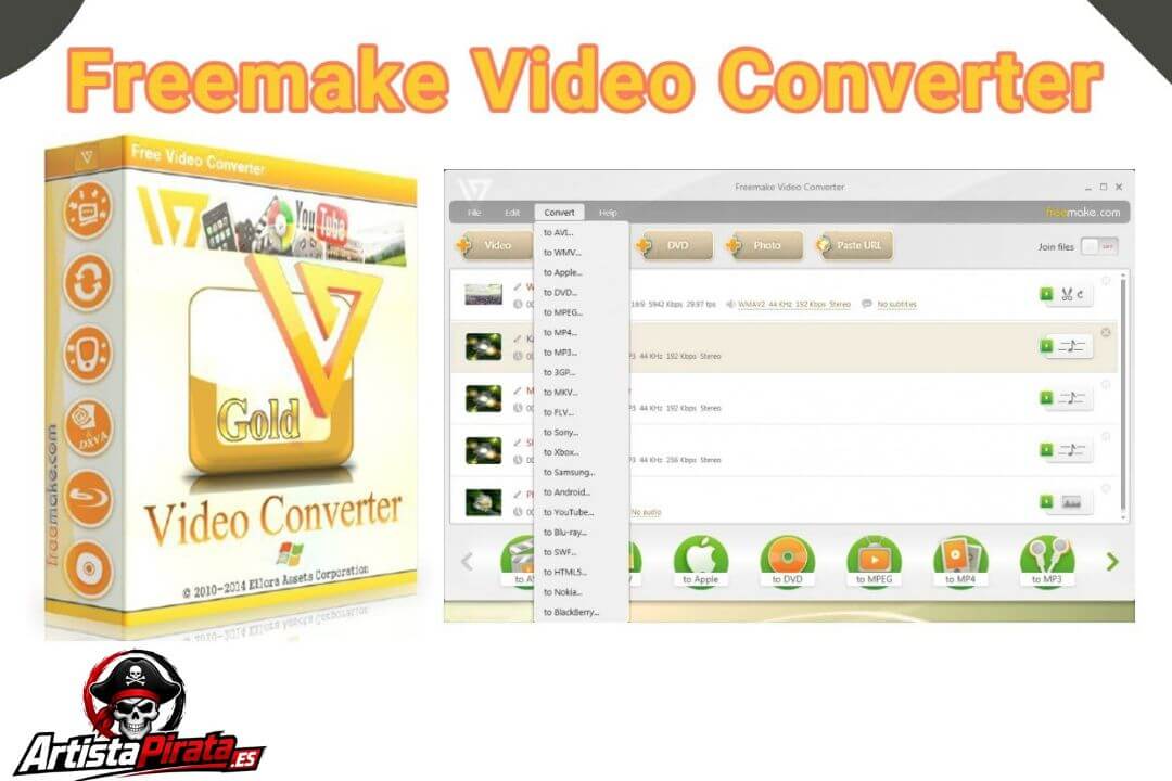 Freemake Video Converter Descargar V5.0.0.36 Para Pc Español