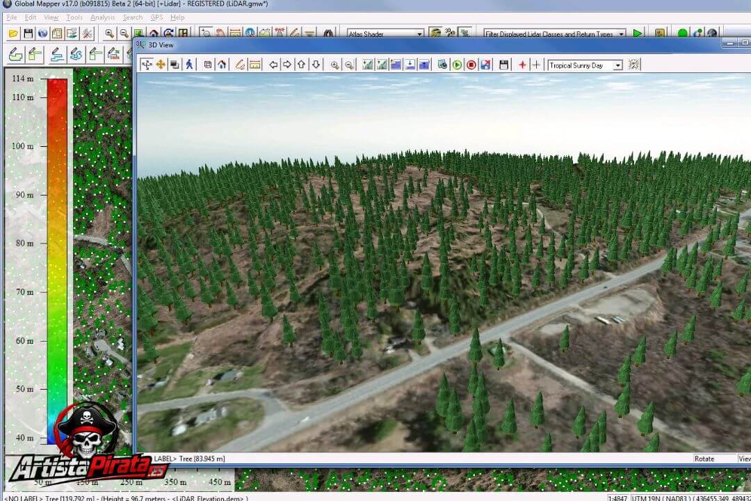 Global Mapper Crack V27.0.0.042226 Descargar Español Full screenshot