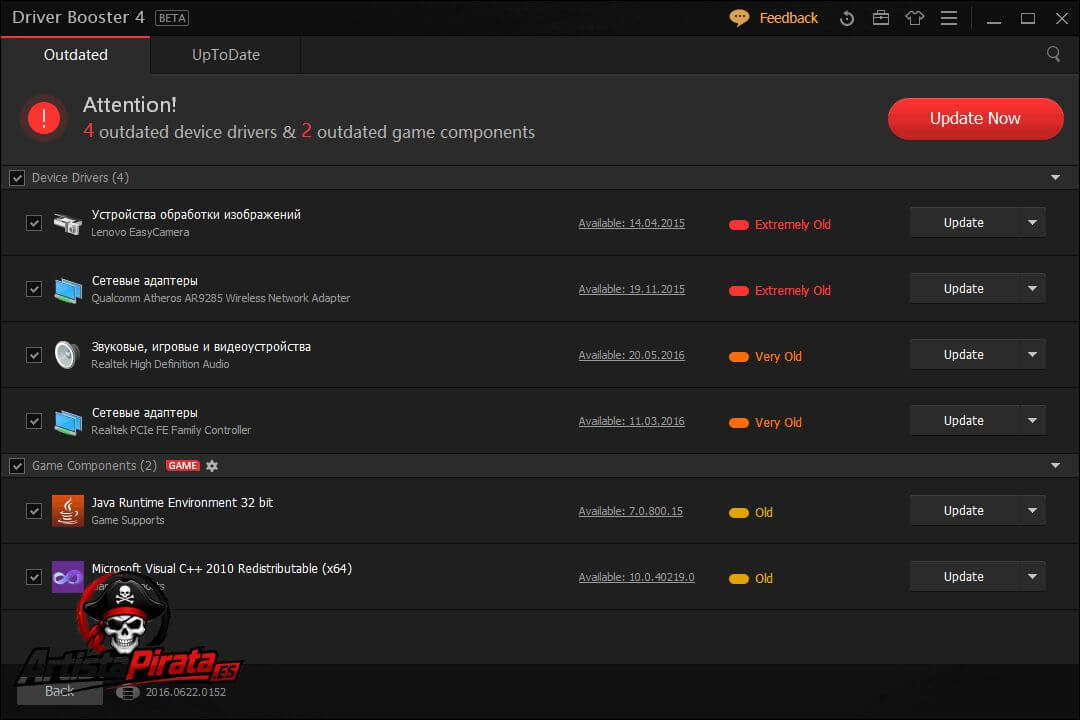 Iobit Driver Booster Crack 3.4.0.234 Descargar Español 2026 screenshot