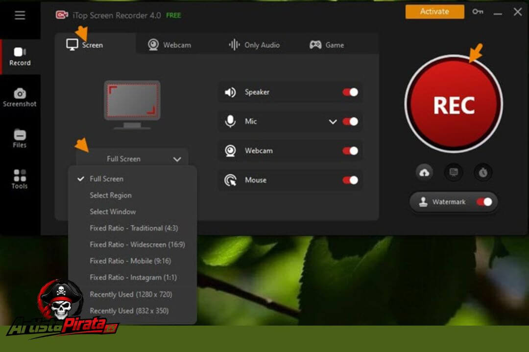 Itop Screen Recorder Full 6.5.0.3613 Crack Descargar Español screenshot