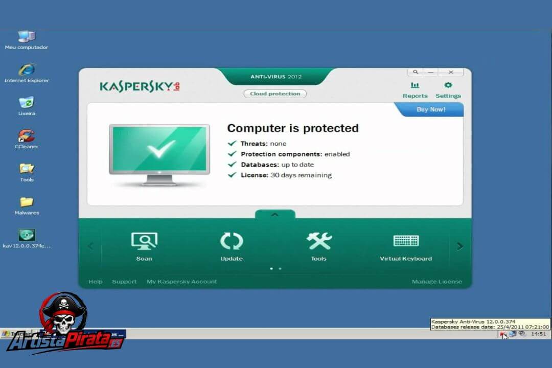 Kaspersky Antivirus Descargar V21.3.10.391 Gratuito Español screenshot