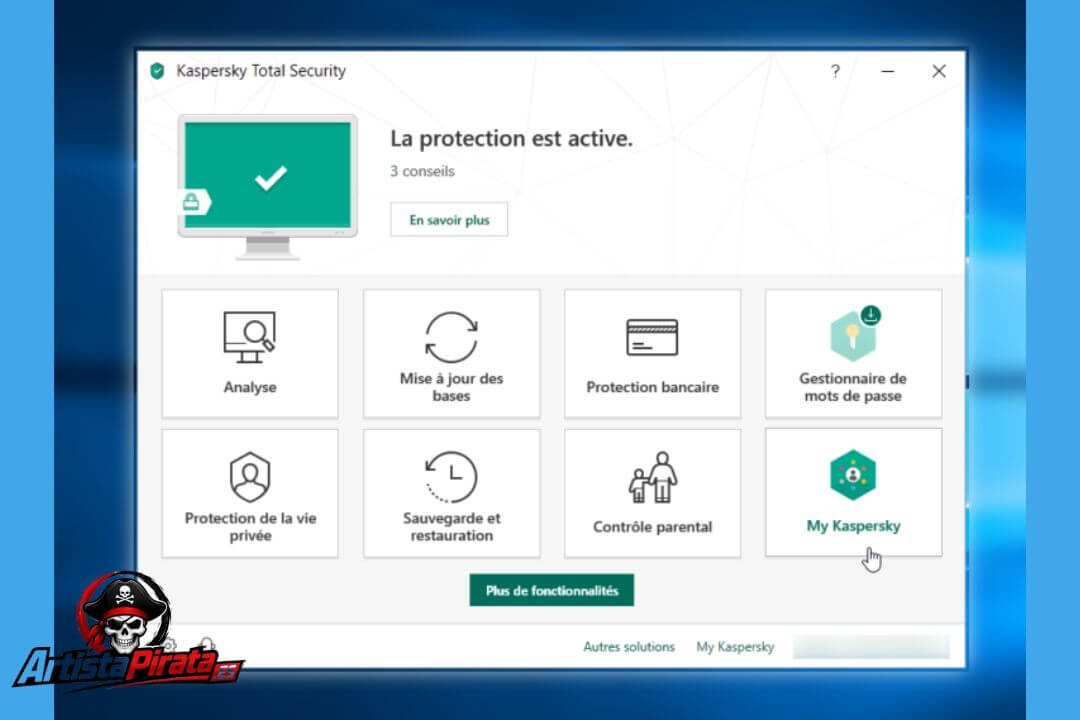 Kaspersky Total Security Descargar V21.3.10.391 Gratis 2026 screenshot