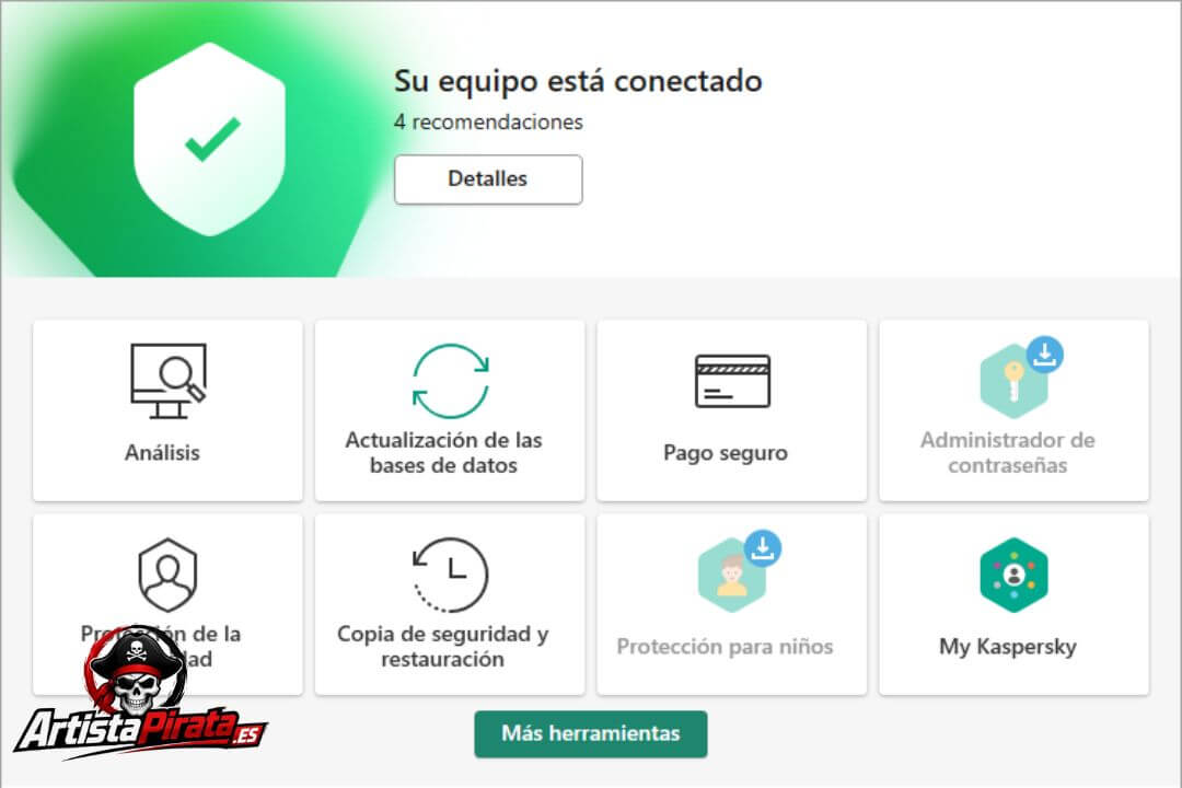 Kaspersky Total Security Descargar V21.3.10.391 Gratis 2026 screenshot