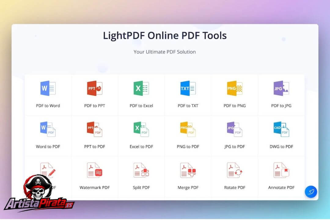 Lightpdf Editor Portable V2.15.8.6 Para Pc Full Español 2026 screenshot