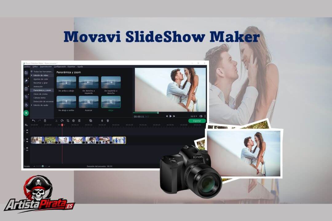 Movavi Slideshow Maker Crack V25.0.0 Descargar En Español