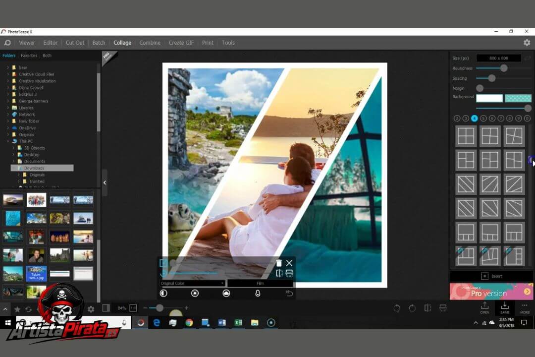 Photoscape X Pro Crack V4.3.4 Gratis Español Ultima Version screenshot