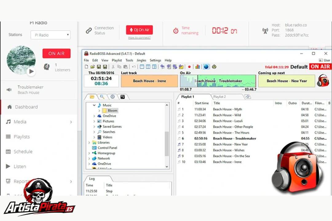Radioboss Crack V7.1.5.1 Descarga Gratuita Full Español screenshot