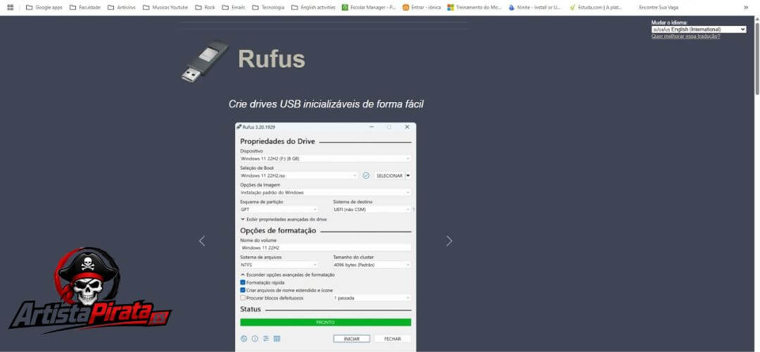 Rufus Download V4.14 Última Versión Full En Español 2026 screenshot