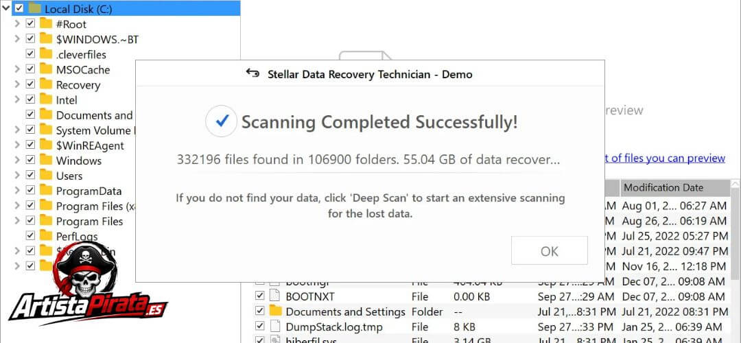 Stellar Data Recovery Crack V12.6.0.0 Descargar Full Español screenshot