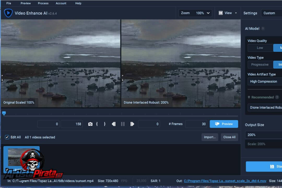 Topaz Video Enhance Ai Crack V7.1.5 Descargar Gratis (2026) screenshot