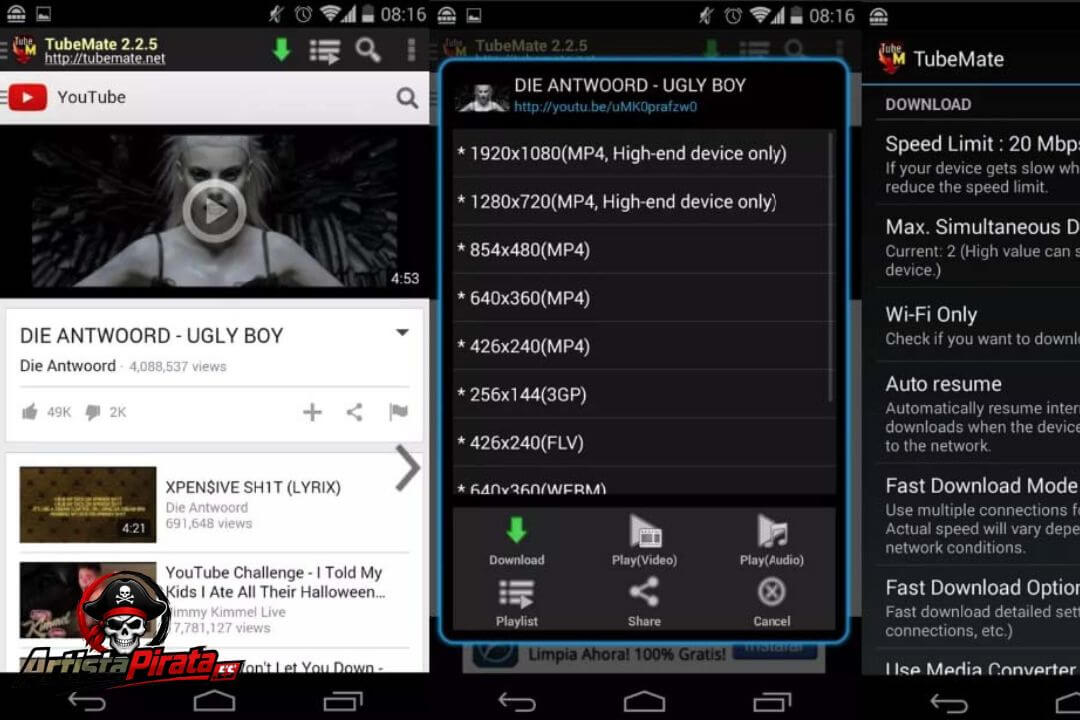 Tubemate Descargar V3.4.20.1549 Última Versión En Español screenshot