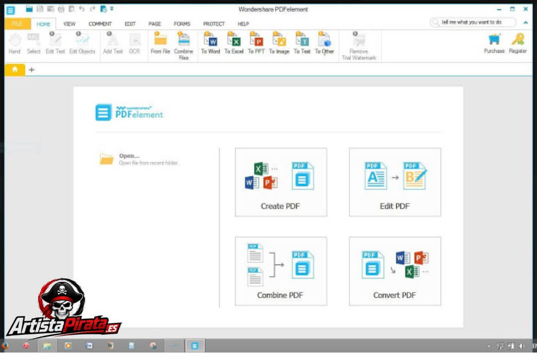Wondershare Pdfelement Crack V12.1.17.4188 Gratis Descargar screenshot