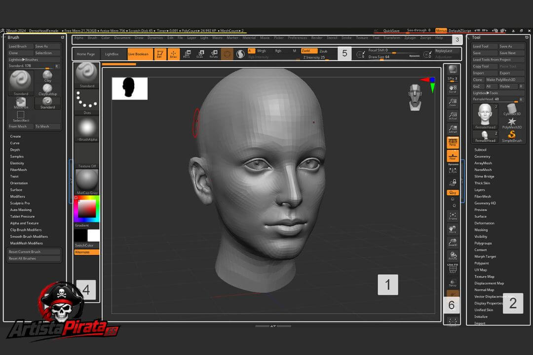 Zbrush Download V2026.2.0 Gratis Ultima Version En Español screenshot